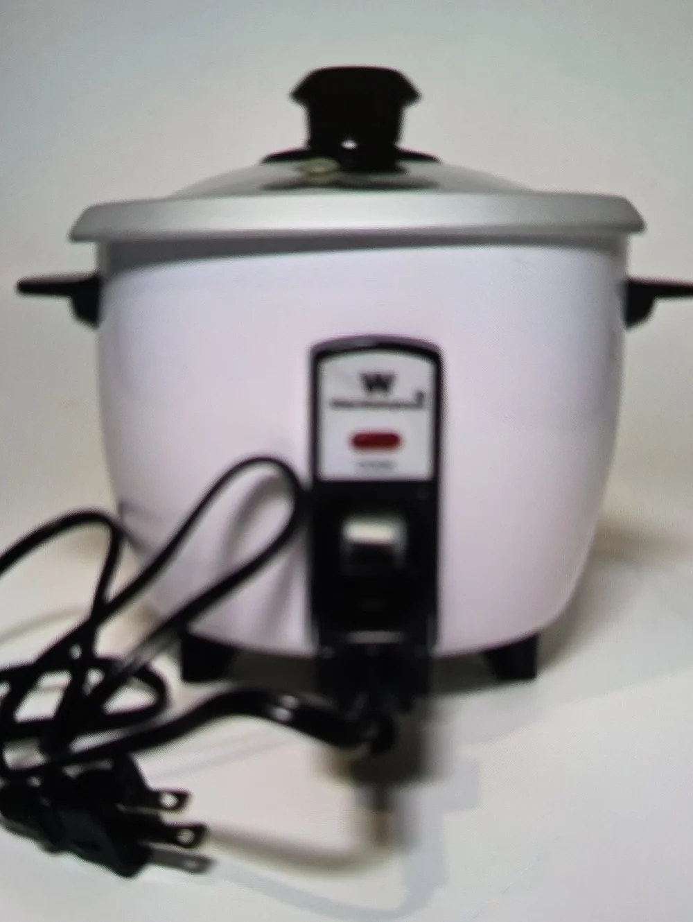White Rice Cooker WRA3000- Compact Home Kitchen Cooker